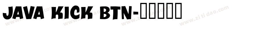 Java Kick BTN字体转换